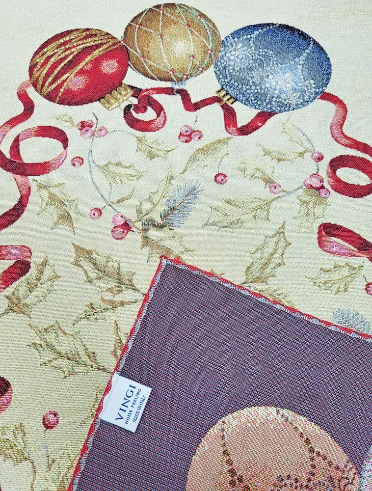 Декоративная салфетка Vingi Ricami Agrifolio 100х100 гобелен